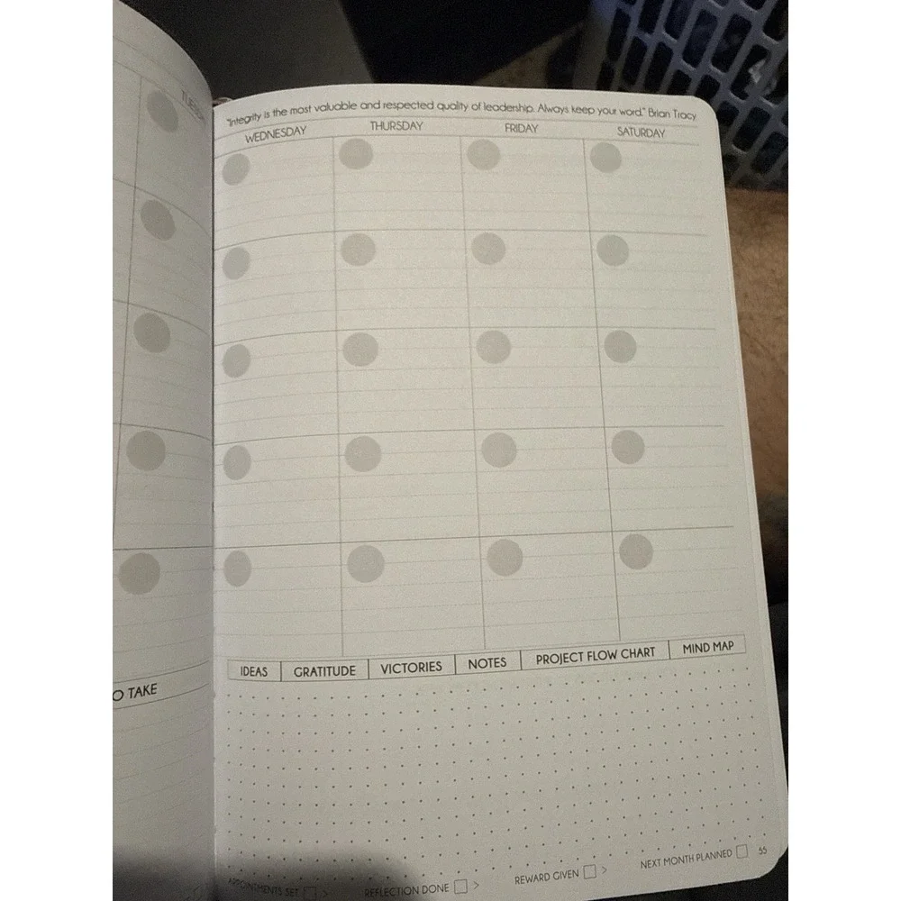 Dolphin Pro Undated Weekly Planner Life Goal Planner Miracle Life Secrets Set